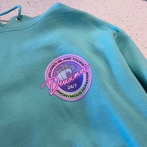 Deuxmoi Le Deux Island Hoodie S Teal